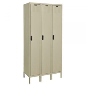 Hallowell UEL3258-1PT DigiTech Electronic Locker, Single Tier (78"H x 36"W x 15"D, Tan, Starter)