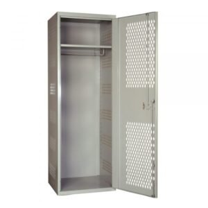 Hallowell U3258-3A-PL Premium Steel Locker, Triple Tier (78"H x 36"W, Gray, Add-On)
