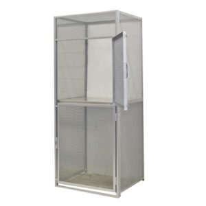 Hallowell BSL364890-R-2S-HG Bulk Storage Locker, Double Tier (90"H x 36"W, Dark Gray, Starter)