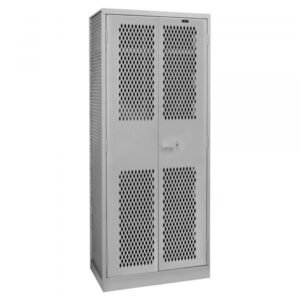 Hallowell TA50HT422478VE-HG All-Welded Ventilated TA50 Equipment Storage Locker (78"H x 42"W, Dark Gray)