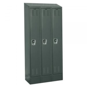 Hallowell U3228-3A-MB Premium Steel Locker, Triple Tier (78"H x 36"W, Blue, Add-On)