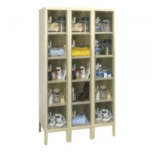 Hallowell USVP3286-5PT Safety-View Plus Locker, Five Tier (66"H x 36"W, Tan, Starter)