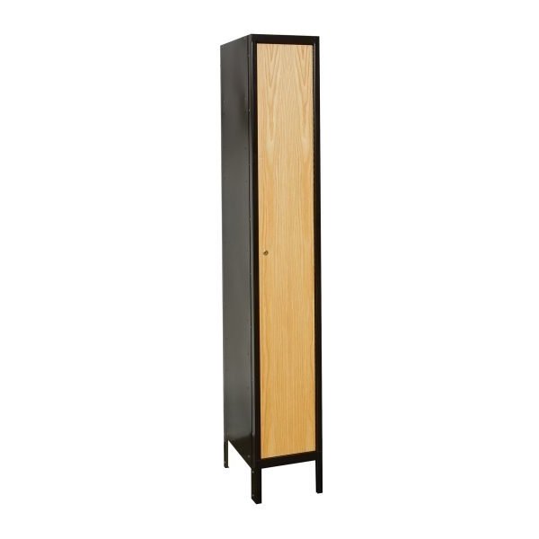 Hallowell URB3228-6ASB-HG ReadyBuilt Sloped-Top Locker, Six Tier (82"H x 36"W, Dark Gray, Starter)