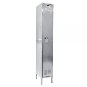 Hallowell U3228-3PT Premium Steel Locker, Triple Tier (78"H x 36"W, Tan, Starter)