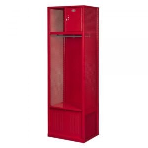 Hallowell WSBF482-1C-RR Welded Sport Locker Red Full Door