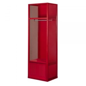 Hallowell WSNF442-1C-RR Welded Sport Locker Red Single Column