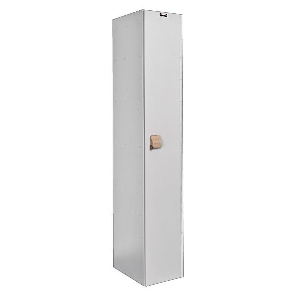 Hallowell URB3228-6ASB-ME ReadyBuilt Sloped-Top Locker, Six Tier (82"H x 36"W, Black, Starter)