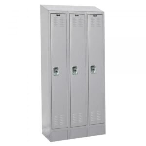 Hallowell U3228-3A-HG Premium Steel Locker, Triple Tier (78"H x 36"W, Dark Gray, Add-On)