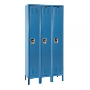 Hallowell UW1582-3A-W-RO All-Wood Club Locker, Triple Tier (72"H x 15"W, Brown, Add-On)