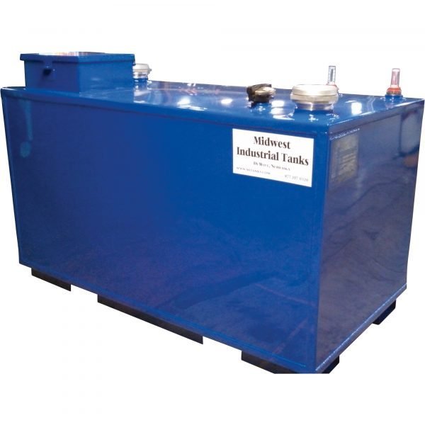 Midwest Industrial Tanks RTD-W-CC-250 Waste Oil Tank Double-Wall 250 Gallon