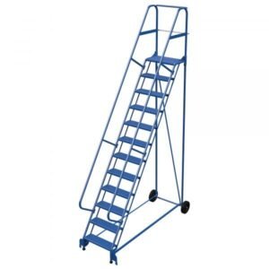Vestil LAD-RAF-12-24-P 12-Step Perforated Roll-A-Fold Ladder (156" H)