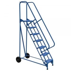 Vestil LAD-RAF-7-P 7-Step Perforated Roll-A-Fold Ladder (100" H)