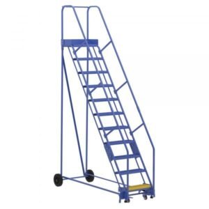 Vestil LAD-11-14-G 11-Step Grip Strut Warehouse Ladder (140" H)