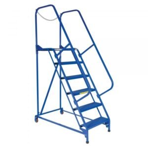 Vestil LAD-MM-6-P 6-Step Perforated Maintenance Ladder (90in. Height, Steel)