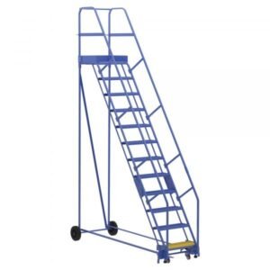 Vestil LAD-12-21-G 12-Step Grip Strut Warehouse Ladder (156" H)