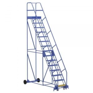 Vestil LAD-15-21-P 15-Step Perforated Warehouse Ladder (186" H)