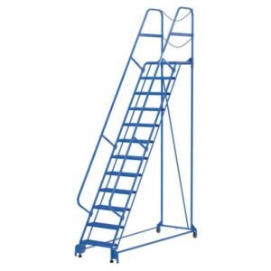 Vestil LAD-MM-12-G 12-Step Grip Strut Steel Maintenance Ladder (156" H)