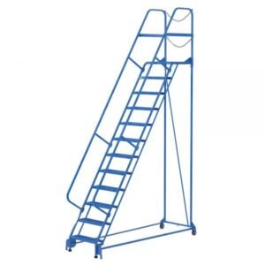 Vestil LAD-MM-12-P 12-Step Perforated Steel Maintenance Ladder (156" H)