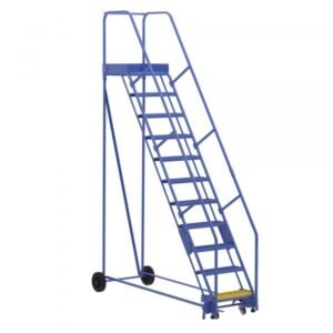 Vestil LAD-11-21-G 11-Step Grip Strut Warehouse Ladder (140" H)
