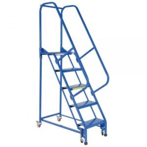 Vestil LAD-PW-18-5-P 5-Step Perforated Warehouse Ladder (80in. High, Steel)