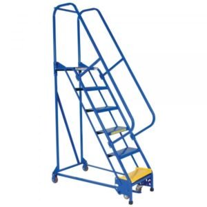 Vestil LAD-PW-18-6-P 6-Step Perforated Warehouse Ladder (90in. Height, Steel)