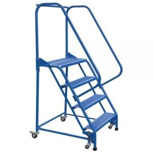Vestil LAD-PW-32-4-P 4-Step Perforated Warehouse Ladder (70" H, 32" Wide)