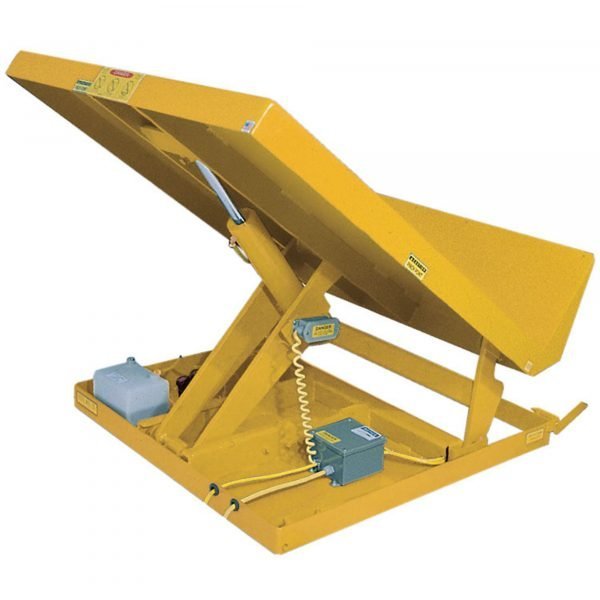Vestil UNI-4848-2-YEL-208-3 2K Lift and Tilt Table (Yellow, 208V 3-Phase)