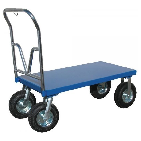 Vestil PNU-2448 Platform Cart (1500 lb, Pneumatic Wheels, 24 x 48)