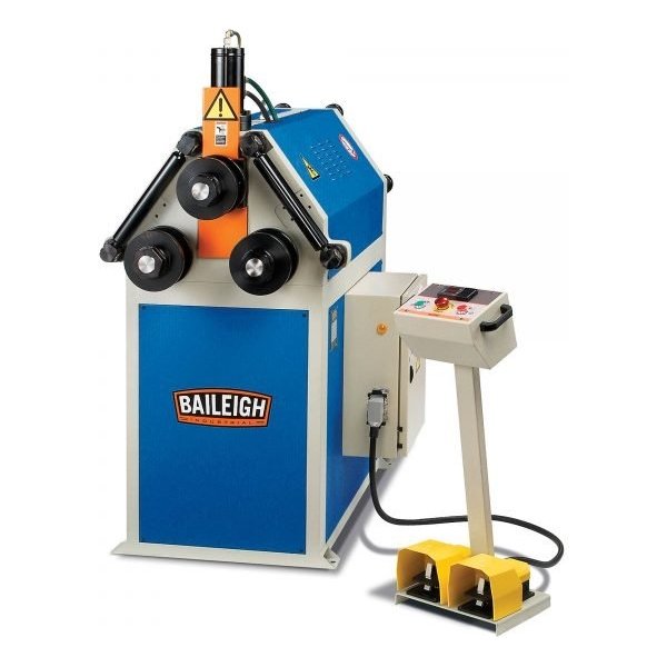 Baileigh R-H55 Hydraulic Roll Bender - 5in Flat / 3in Round, 3PH 220V