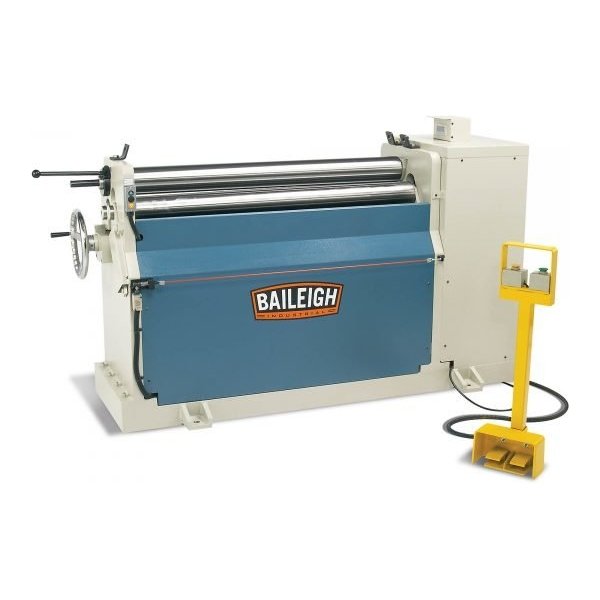 Baileigh PR-409 220V 3-Phase Hydraulic Plate Roll (4Ft Length, 9 Gauge)