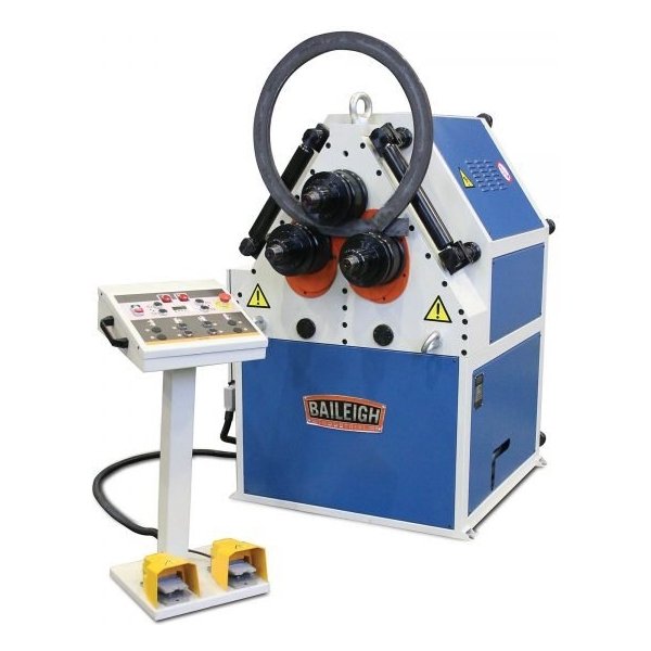 Baileigh R-H65 Hydraulic Double Pinch Roll Bender - 4in Flat / 2.75in Round