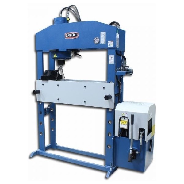 Baileigh HSP-66M-HD 66 Ton Hydraulic H-Frame Press - 9.84in Stroke