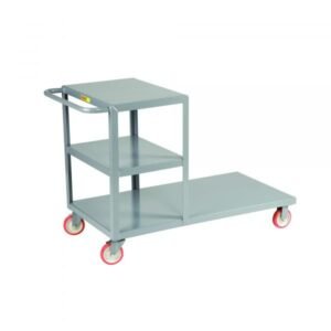 Little Giant CC-3060-5PYBK 1,200 lbs Combo Cart Shelf & Platform Truck (30" x 60")