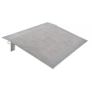 Vestil E-7260 2,500 lbs 3/8" Aluminum Dock Plate (72" W x 70" L)