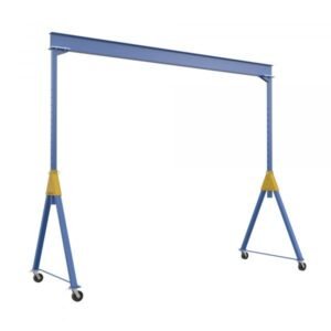 Vestil AHSN-6-20-16 KD Adjustable Gantry Crane (6000lb, 20ft Beam, High Clearance)