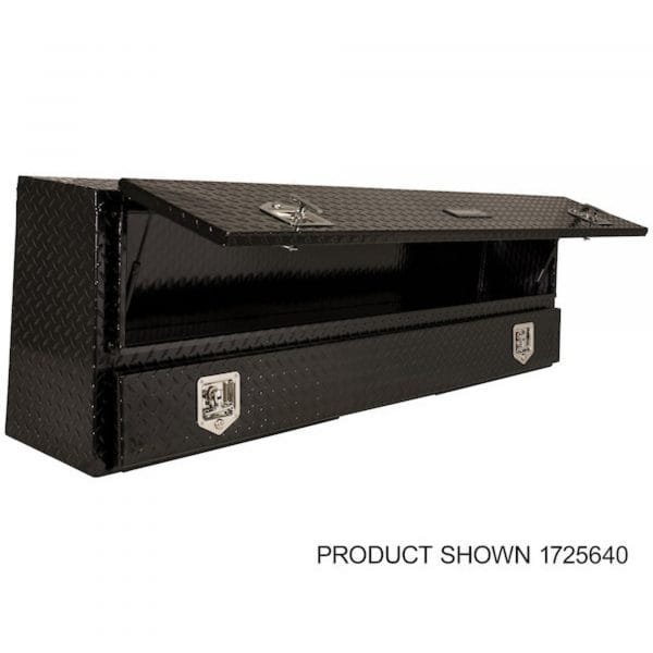 Buyers 1725640 72in Aluminum Contractor Truck Box Glossy Black Buyers 1725640 72in Aluminum Contractor Truck Box Glossy Black - Image 2