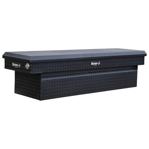 Buyers 1739415 72in Aluminum Crossover Truck Box Matte Black