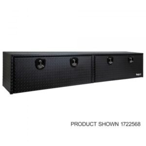 Buyers 1722568 96in Aluminum Topsider Truck Box Matte Black