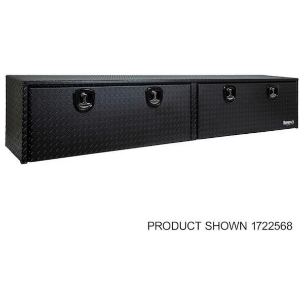 Buyers 1722568 96in Aluminum Topsider Truck Box Matte Black