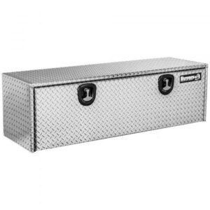 Buyers 1705147 72in Aluminum Underbody Truck Box Diamond Plate Silver