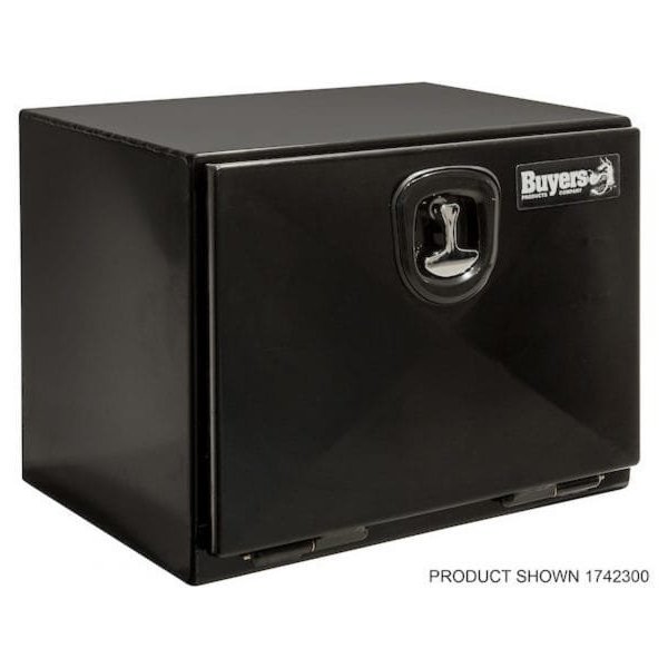 Buyers 1742315 60in Carbon Steel Underbody Truck Box Glossy Black
