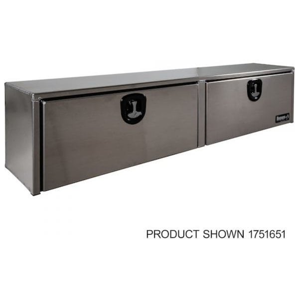 Buyers 1751665 90in Aluminum Topsider Truck Box Smooth Silver