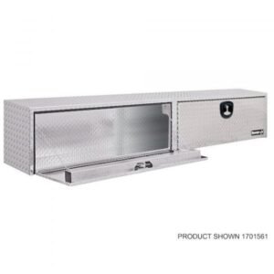 Buyers 1701556 88in Aluminum Topsider Truck Box Diamond Plate Silver