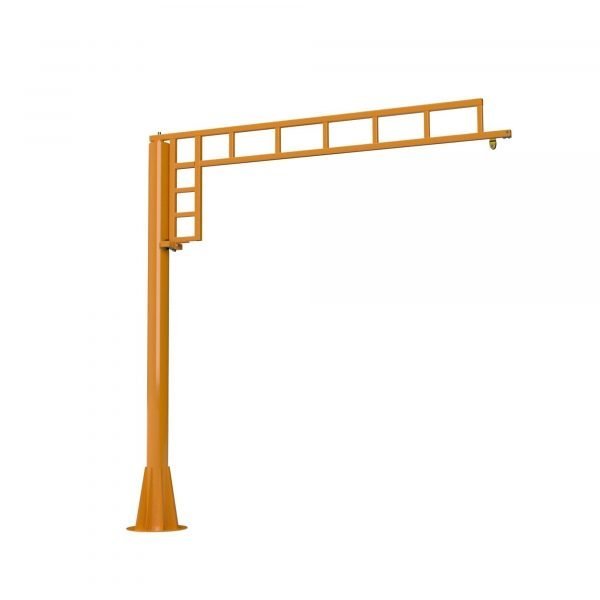 Caldwell 750F-250-12-10 Foundationless Jib Crane Kit, 250 lbs, 144 in Boom Caldwell 750F-250-12-10 Foundationless Jib Crane Kit, 250 lbs, 144 in Boom