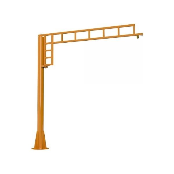 Caldwell 750F-250-10-10 Foundationless Jib Crane Kit, 250 lbs, 120 in Boom