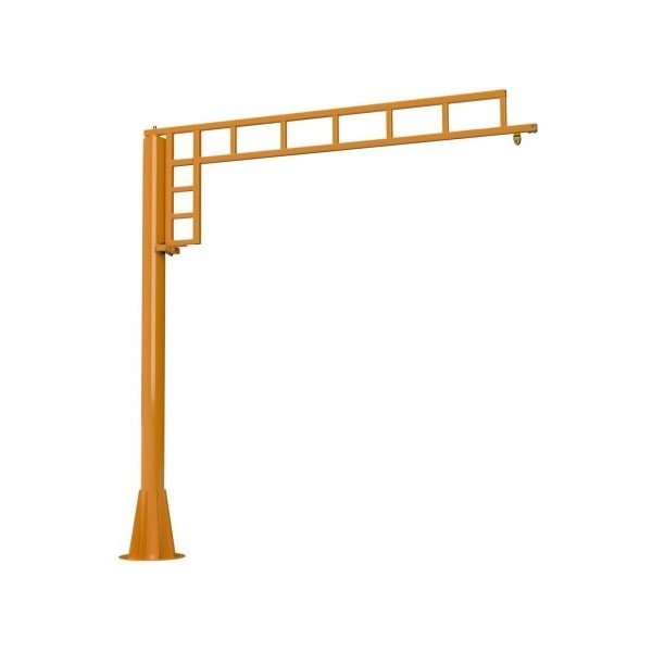 Caldwell 750F-250-12-14 Foundationless Jib Crane Kit, 250 lbs, 144 in Boom
