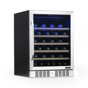 Newair AWR-290DB Wine Fridge Dual Zone Stainless Steel Built-In 33.9in H