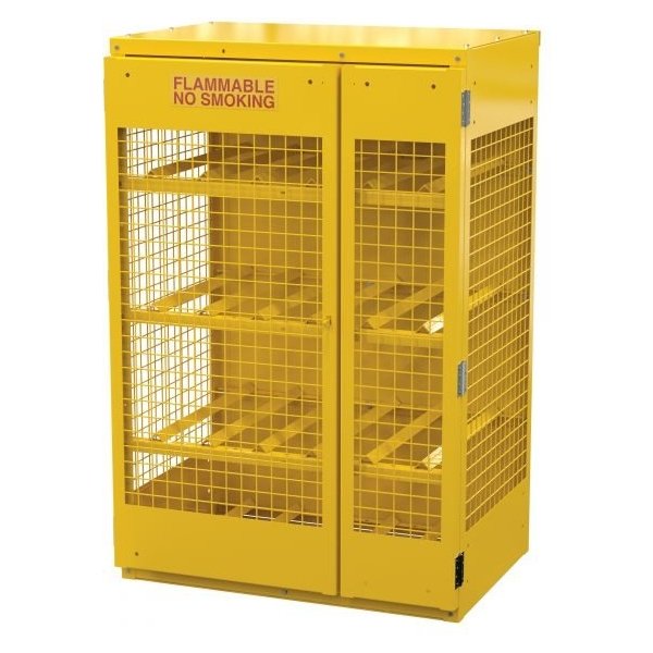 Vestil CYL-H-12-KD 12-Cylinder Horizontal Storage Cabinet (Knock Down)