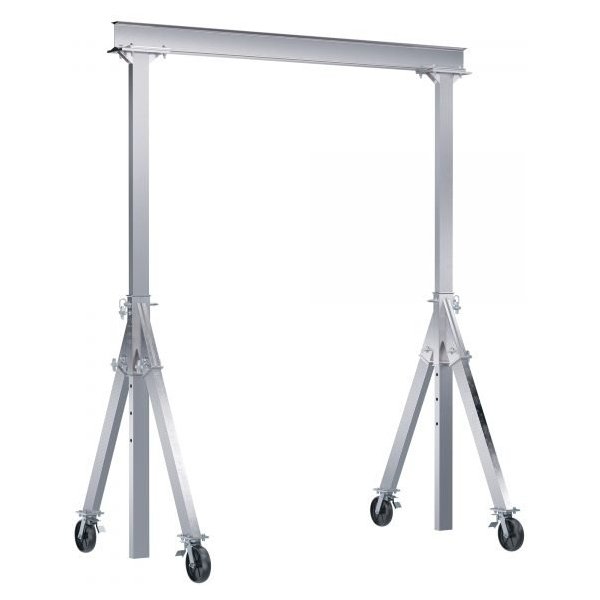 Vestil AHA-2-10-8-TLC 2,000 lbs Aluminum Gantry Crane (10 ft I-Beam)