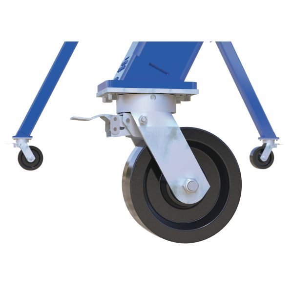 Vestil AHS-6-20-16-TLC Adjustable Steel Gantry Crane (6000lb, 20ft Beam, Total Lock Casters) Vestil AHS-6-20-16-TLC Adjustable Steel Gantry Crane (6000lb, 20ft Beam, Total Lock Casters) - Image 2
